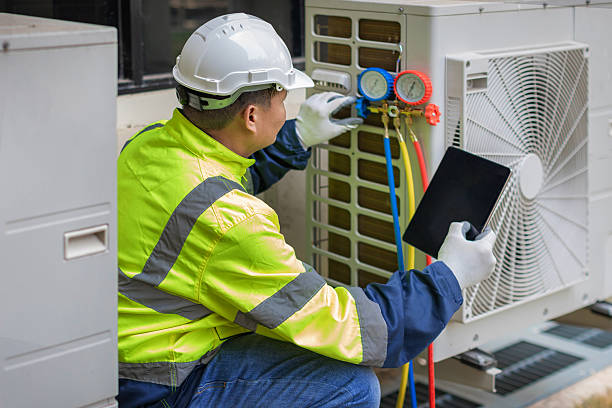 Professional Air Conditioning Repair technician working in West Point, NY